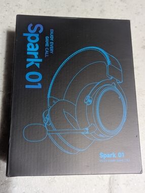 Spark 01 Wired Gaming Headset w/ Mic PC PS Xbox Switch White New